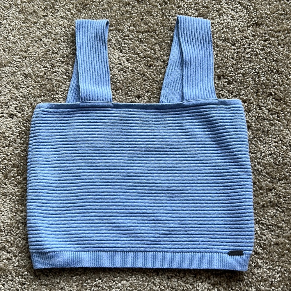 hollister sweater tank top